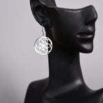 Seed Of Life Stainless Steel Earrings